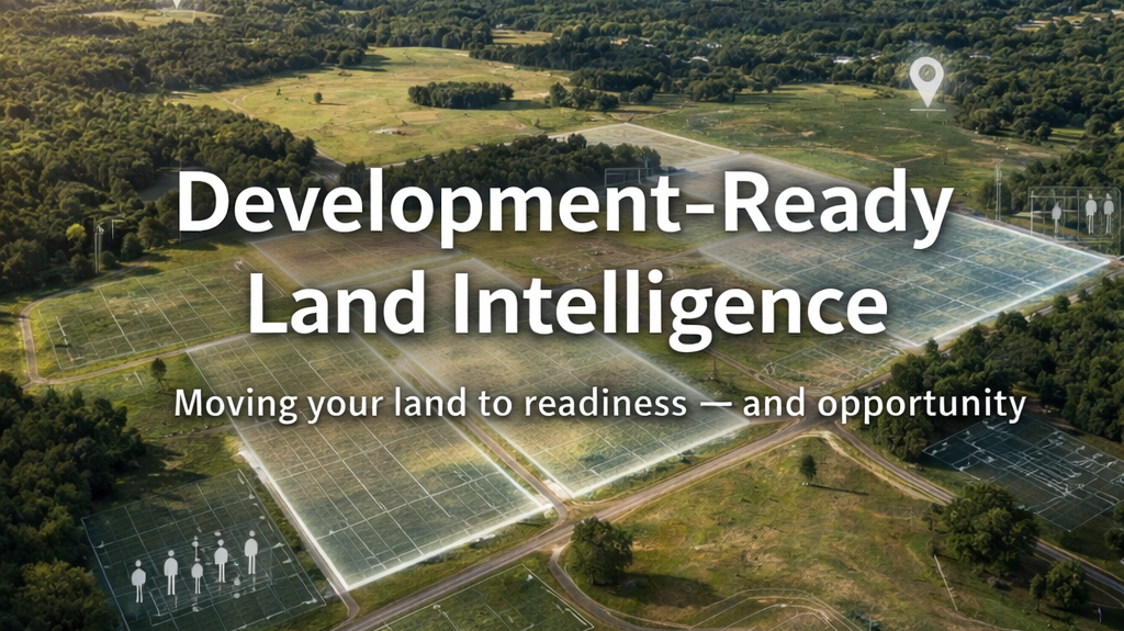 Development-Ready Land Intelligence - Moving your land to readiness and opportunity